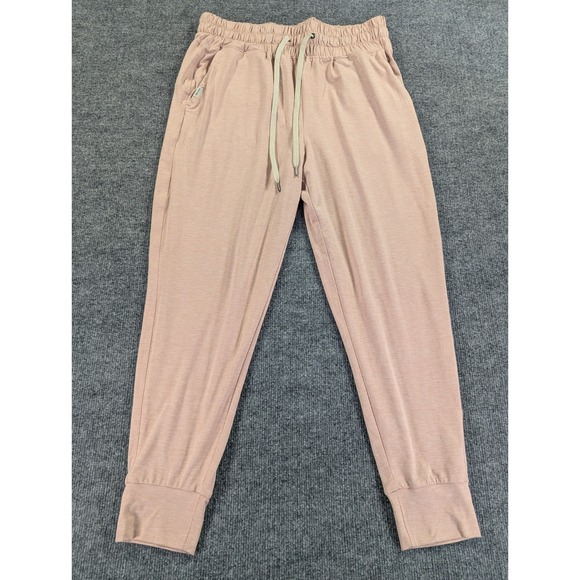 Single Stitch Pants - Single Stitch Everyday Lightweight Jogger Women's Sz Large Heather Pink Pockets